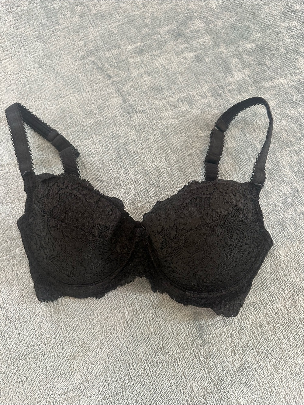 Le Mystère Rouge Francesca All Over Lace Bra | Black | 32F / 85F ✨